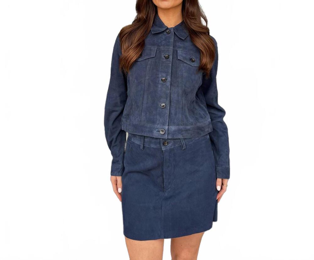 NEW DL1961 - WOMEN'S vika long sleeve jacket in navy